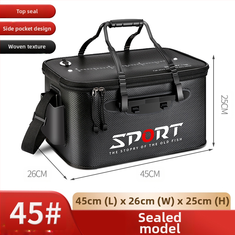 Saliekams EVA spainis dzīvajām zivīm ar 3D rakstu un noslēgumu