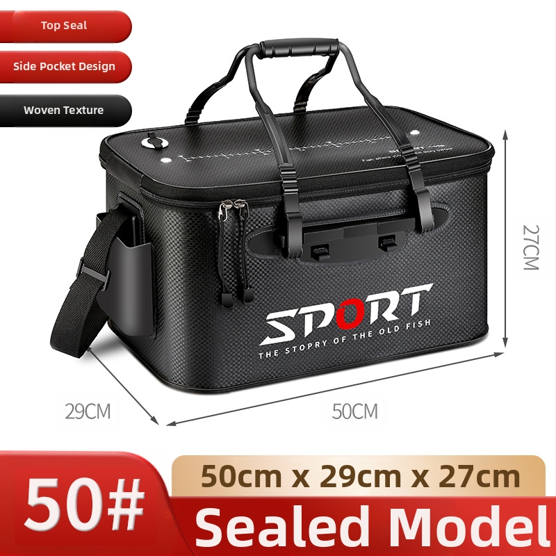 Saliekams EVA spainis dzīvajām zivīm ar 3D rakstu un noslēgumu