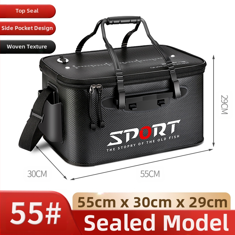 Saliekams EVA spainis dzīvajām zivīm ar 3D rakstu un noslēgumu