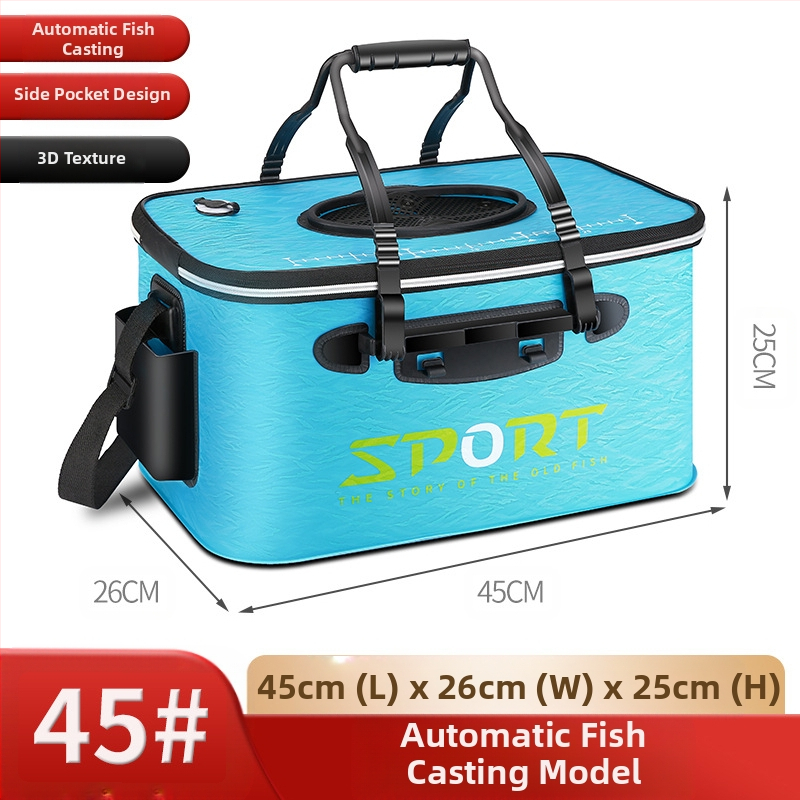 Saliekams EVA spainis dzīvajām zivīm ar 3D rakstu un noslēgumu