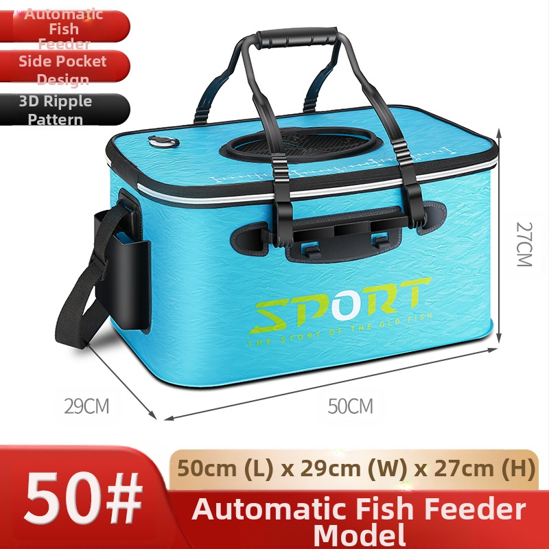 Saliekams EVA spainis dzīvajām zivīm ar 3D rakstu un noslēgumu