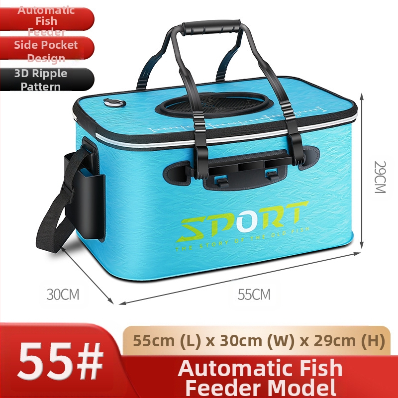 Saliekams EVA spainis dzīvajām zivīm ar 3D rakstu un noslēgumu