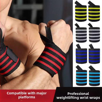 Ταινία καρπού για άρση βαρών – Wolf King, πολυεστερικό ύφασμα, προστασία καρπού, για ενήλικες