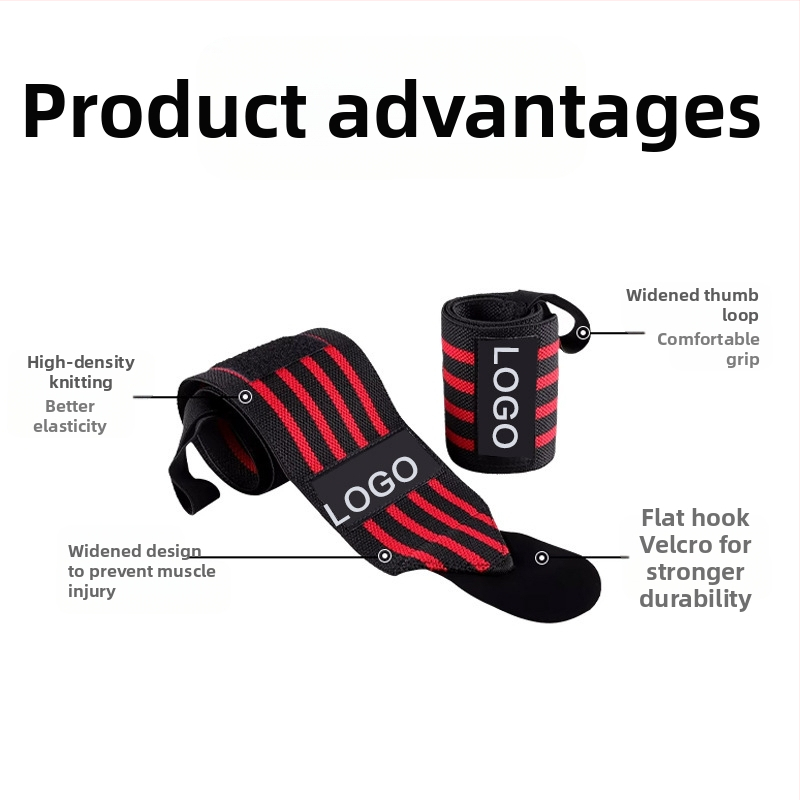 Гривна за китката за тежести – Wolf King, полиестерно влакно, защита на китката, за възрастни