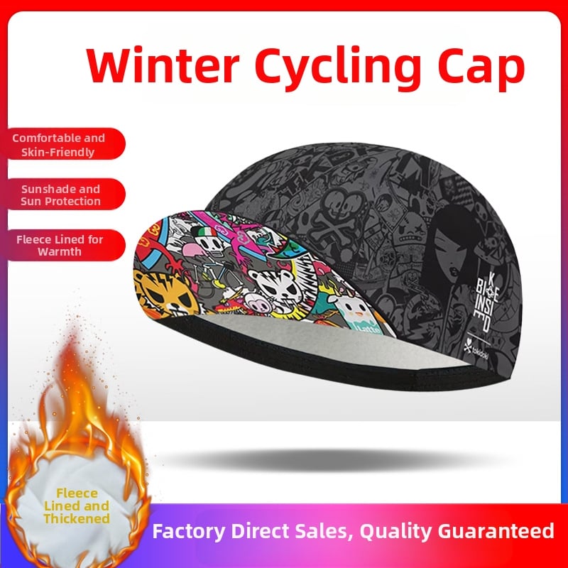 Κράνος ποδηλάτου με επένδυση fleece για χειμώνα, ενήλικες, unisex, πολυεστέρας, εξωτερική χρήση