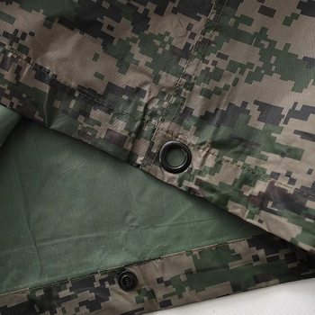 Ποντσο βροχής με κουκούλα από PVC, αδιάβροχο και ανθεκτικό στην τριβή και τις γρατσουνιές, κατάλληllo για πεζοπορία