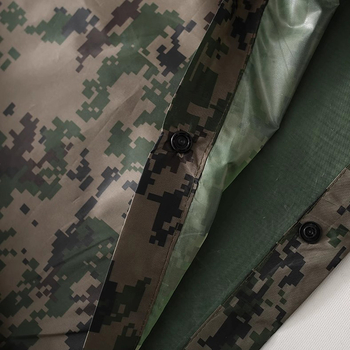 Ποντσο βροχής με κουκούλα από PVC, αδιάβροχο και ανθεκτικό στην τριβή και τις γρατσουνιές, κατάλληllo για πεζοπορία