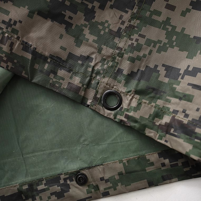 Ποντσο βροχής με κουκούλα από PVC, αδιάβροχο και ανθεκτικό στην τριβή και τις γρατσουνιές, κατάλληllo για πεζοπορία