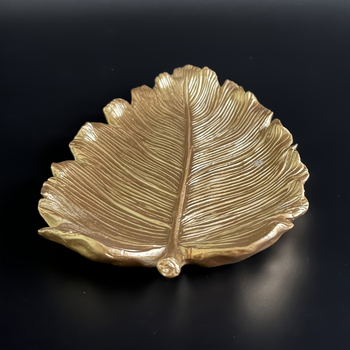 Листоподобна смолна тава – геометричен дизайн, модерен стил за дисплей на бижута и домашно съхранение