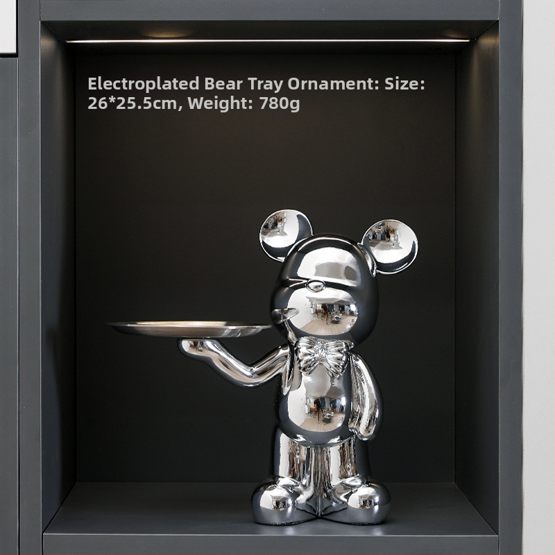 Κεραμική φιγούρα ζώου για οικιακή διακόσμηση, στυλ light luxury, επιτραπέζιο γλυπτό για έπιπλο τηλεόρασης και σαλόνι