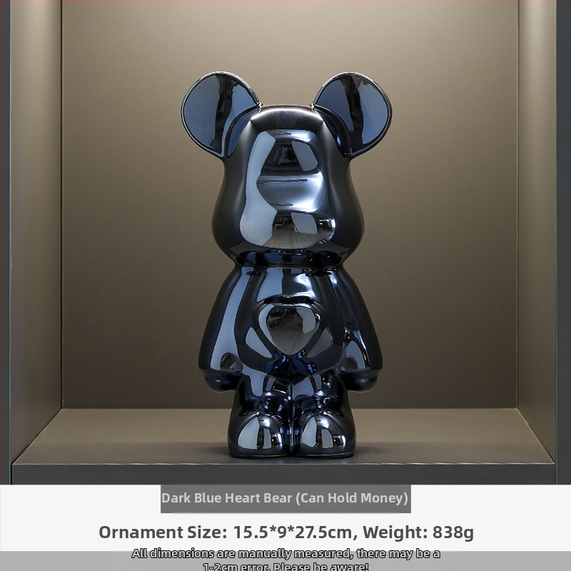 Κεραμική φιγούρα ζώου για οικιακή διακόσμηση, στυλ light luxury, επιτραπέζιο γλυπτό για έπιπλο τηλεόρασης και σαλόνι