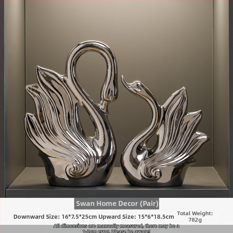 Κεραμική φιγούρα ζώου για οικιακή διακόσμηση, στυλ light luxury, επιτραπέζιο γλυπτό για έπιπλο τηλεόρασης και σαλόνι