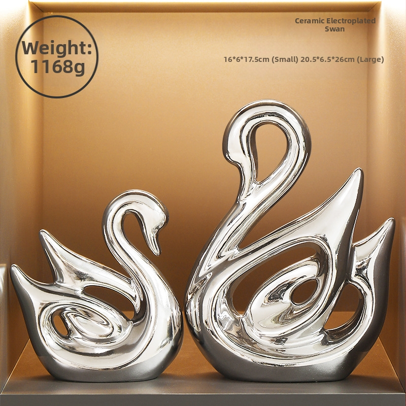 Κεραμική φιγούρα ζώου για οικιακή διακόσμηση, στυλ light luxury, επιτραπέζιο γλυπτό για έπιπλο τηλεόρασης και σαλόνι