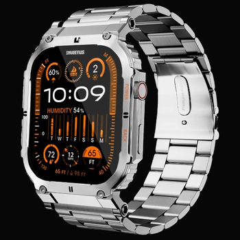 K57PRO Išmanusis laikrodis su Bluetooth skambučiais, širdies ritmo stebėjimas, miego stebėjimas, žingsnių skaičiavimas, atsparus vandeniui