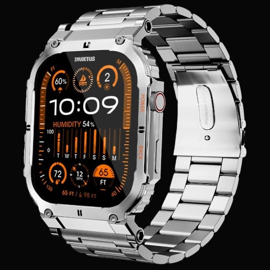 K57PRO Išmanusis laikrodis su Bluetooth skambučiais, širdies ritmo stebėjimas, miego stebėjimas, žingsnių skaičiavimas, atsparus vandeniui