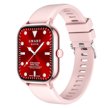 Išmanusis laikrodis su Bluetooth skambučiais, širdies ritmo stebėjimas, miego stebėjimas, kraujo deguonies nustatymas, belaidis įkrovimas; Android suderinamas.