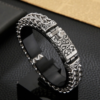 Narukvica s dvije redova, ručna izrada, retro stil za parove, oblik romba, proljeće 2024