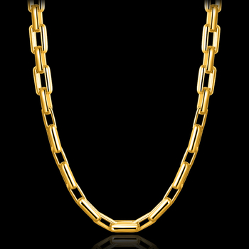 Κολιέ, επιχρυσωμένο με ασήμι, ηλεκτροπλατινωμένο φινίρισμα, χαλκός επιχρυσωμένος, πολυεπίπεδο σχέδιο