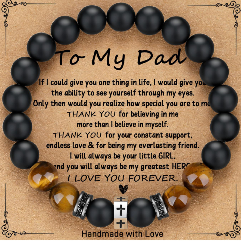 Férfiaknak szánt természetes kő karkötő, kézzel készített, geometriai formájú, személyes stílus — ideális ajándék a nyitóceremóniára