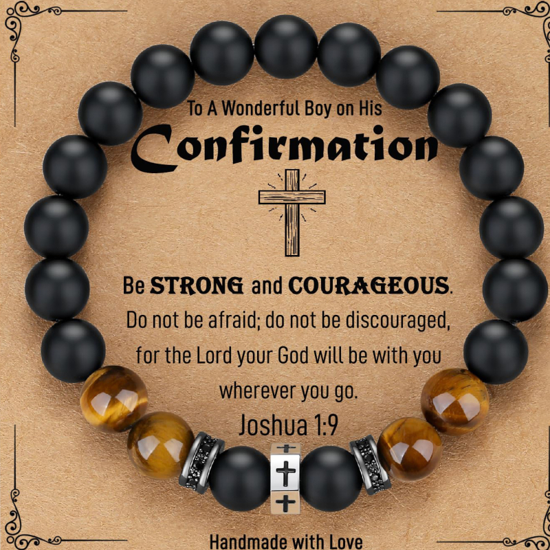 Férfiaknak szánt természetes kő karkötő, kézzel készített, geometriai formájú, személyes stílus — ideális ajándék a nyitóceremóniára