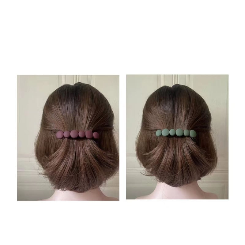 Vaikų plaukų segtukas su gėlių raštu, skirtas nugara galvos šukuosenai, pavasaris 2025