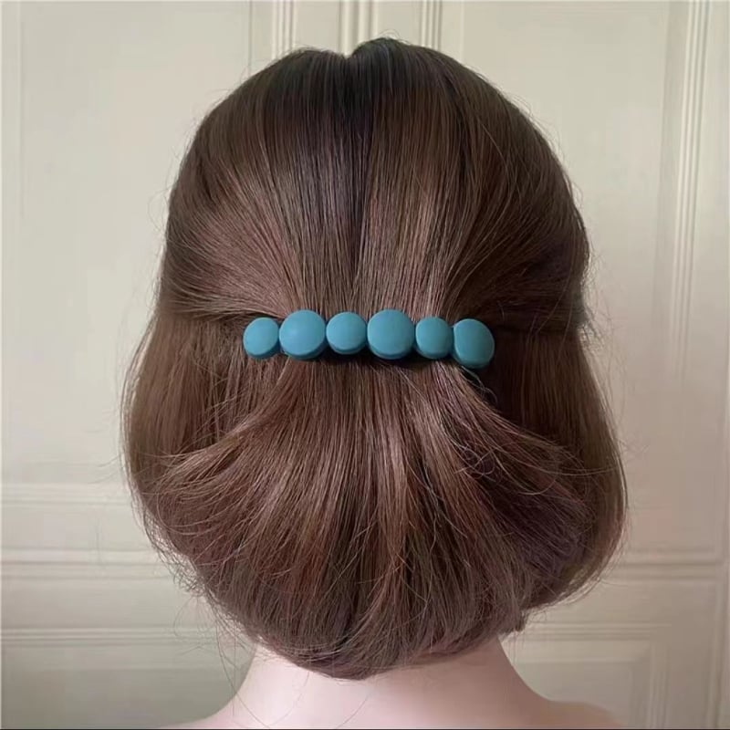 Vaikų plaukų segtukas su gėlių raštu, skirtas nugara galvos šukuosenai, pavasaris 2025