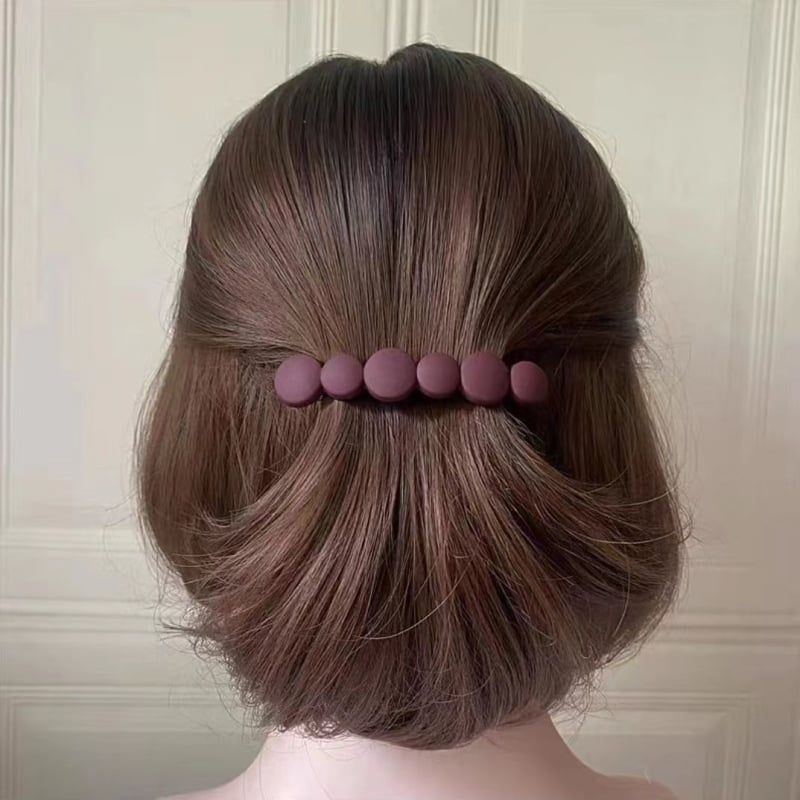 Vaikų plaukų segtukas su gėlių raštu, skirtas nugara galvos šukuosenai, pavasaris 2025