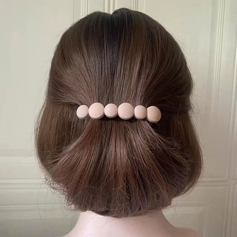 Vaikų plaukų segtukas su gėlių raštu, skirtas nugara galvos šukuosenai, pavasaris 2025