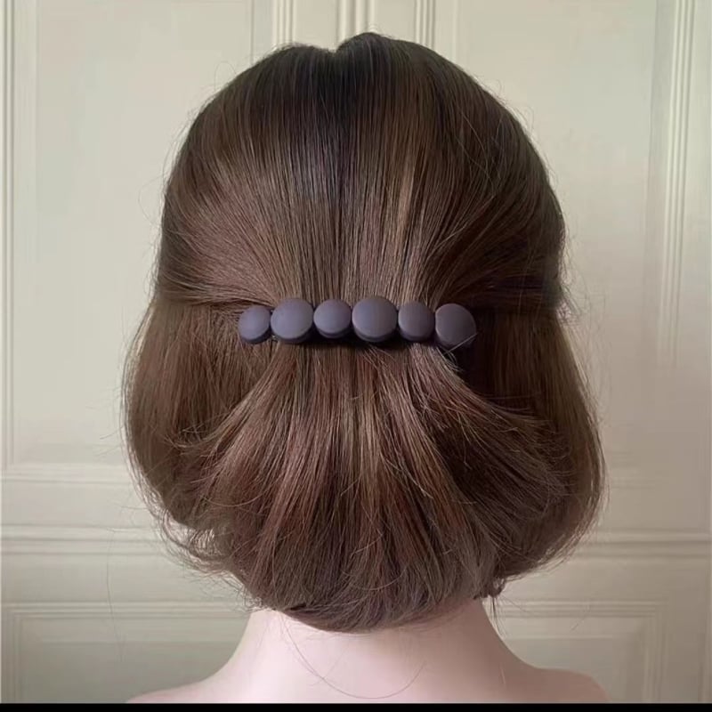 Vaikų plaukų segtukas su gėlių raštu, skirtas nugara galvos šukuosenai, pavasaris 2025