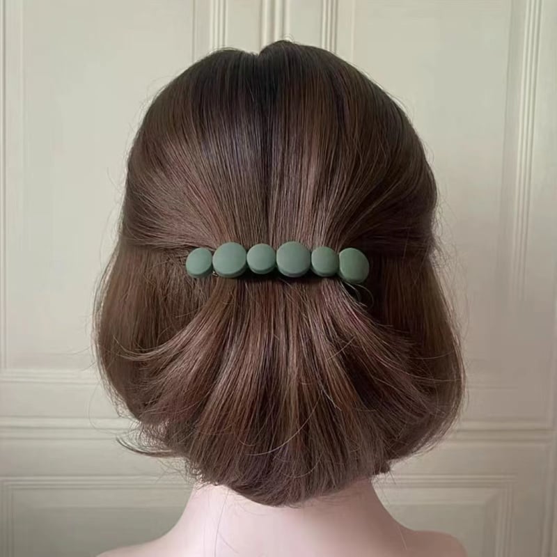 Vaikų plaukų segtukas su gėlių raštu, skirtas nugara galvos šukuosenai, pavasaris 2025