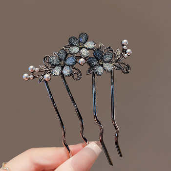 U formos plaukų segtukas iš lydinio, retro stilius moterims, elektroplakavimas, 2025 m. pavasaris