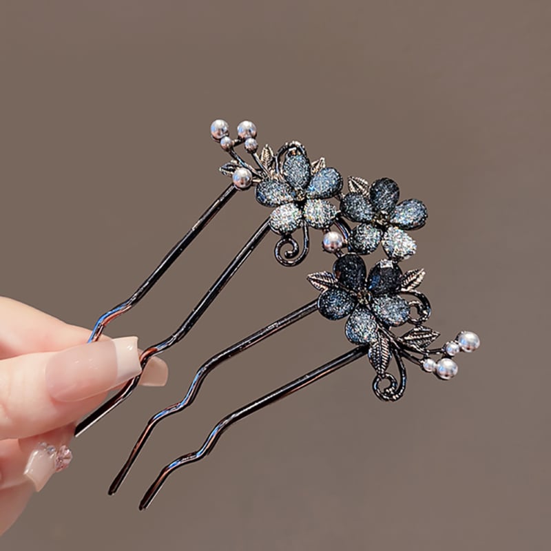 U formos plaukų segtukas iš lydinio, retro stilius moterims, elektroplakavimas, 2025 m. pavasaris