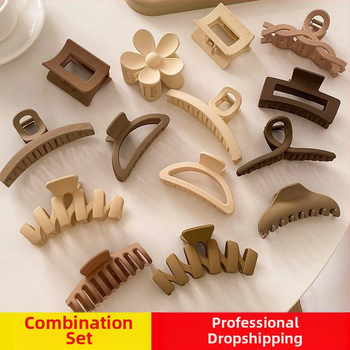 Κλάμερ μαλλιών με μεγάλο κράτημα - χειροποίητο, πλαστικό, αξεσουάρ κεφαλιού για γυναίκες, Yan Xi Accessories