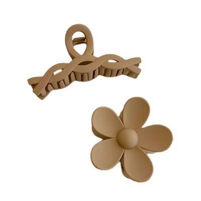 Κλάμερ μαλλιών με μεγάλο κράτημα - χειροποίητο, πλαστικό, αξεσουάρ κεφαλιού για γυναίκες, Yan Xi Accessories