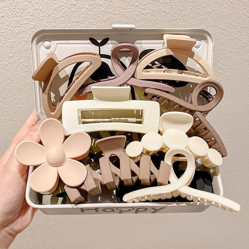 Κλάμερ μαλλιών με μεγάλο κράτημα - χειροποίητο, πλαστικό, αξεσουάρ κεφαλιού για γυναίκες, Yan Xi Accessories