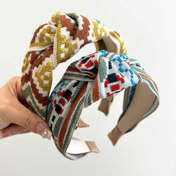 Κορδέλα μαλλιών από ύφασμα, κορεατικού στυλ, χειροποίητη, για γυναίκες, Melody