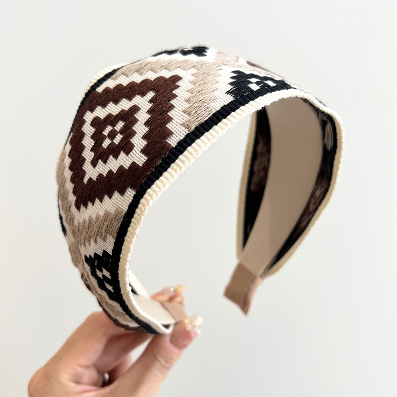 Bandă pentru păr din țesătură, stil coreean, lucrată manual, pentru femei, Melody