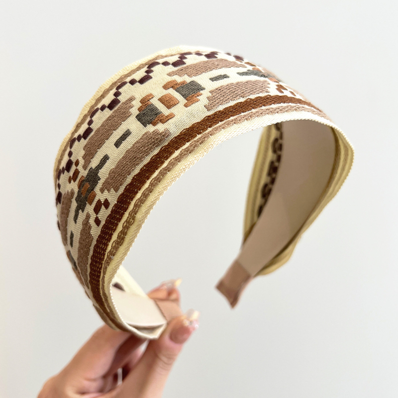 Bandă pentru păr din țesătură, stil coreean, lucrată manual, pentru femei, Melody