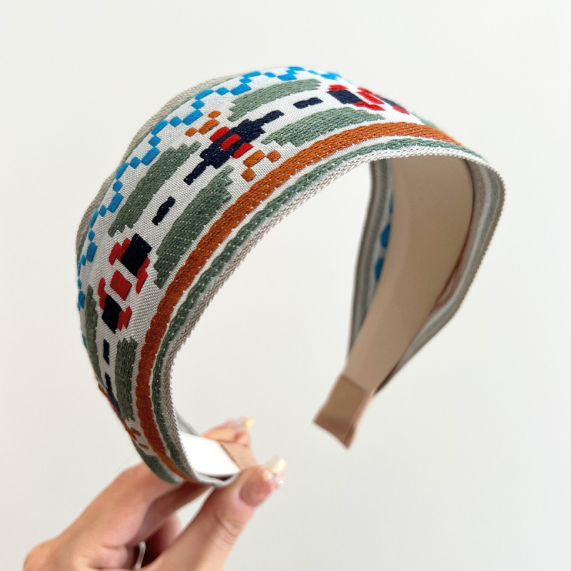 Bandă pentru păr din țesătură, stil coreean, lucrată manual, pentru femei, Melody