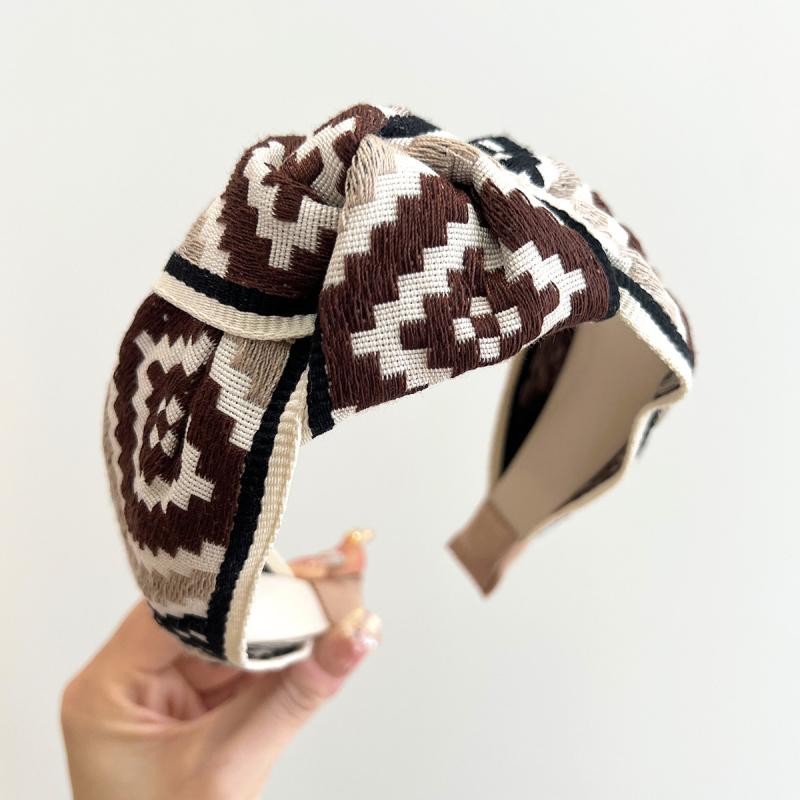 Bandă pentru păr din țesătură, stil coreean, lucrată manual, pentru femei, Melody