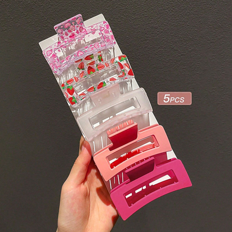 Širdies atspaudo plaukų segtukas, blokinis saldus stilius, rankų darbo, gripper tipo segtukas, galvos aksesuaras (Medžiaga: 33815501; Stilius: Block, Sweet; Apdirbimas: Rankų darbas; Segtuko tipas: Gripper; Kategorija: Galvos aksesuaras)