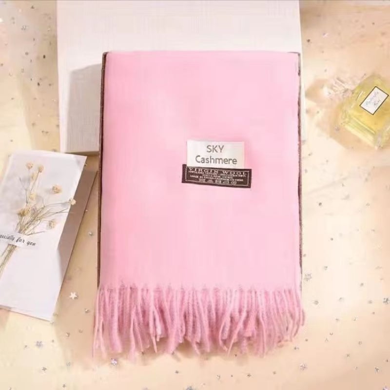 Коледен практичен шал като подарък за двойки, приятели и колеги; подходящ за рождени дни и партита; личен подарък.