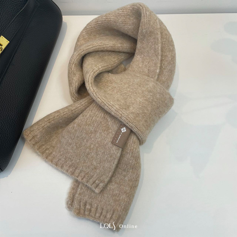 Šal za parove, pleteni umjetni kašmir od akrila i poliestera, warp pletenje, topao zimi, korejski stil