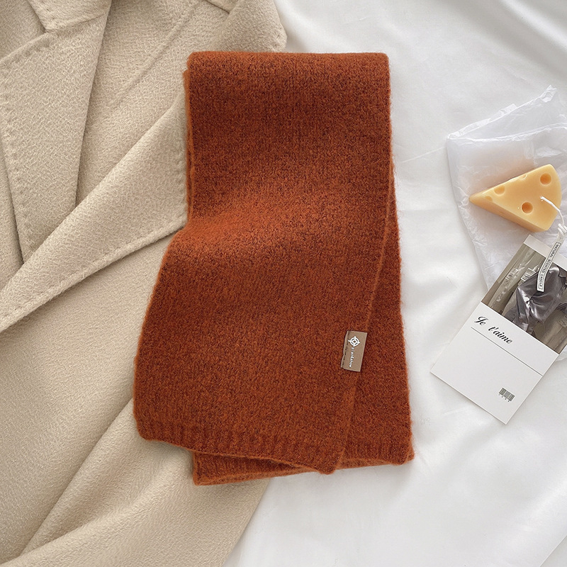 Šal za parove, pleteni umjetni kašmir od akrila i poliestera, warp pletenje, topao zimi, korejski stil