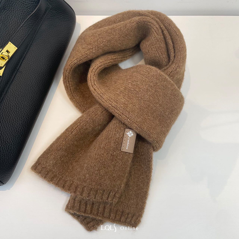 Šal za parove, pleteni umjetni kašmir od akrila i poliestera, warp pletenje, topao zimi, korejski stil