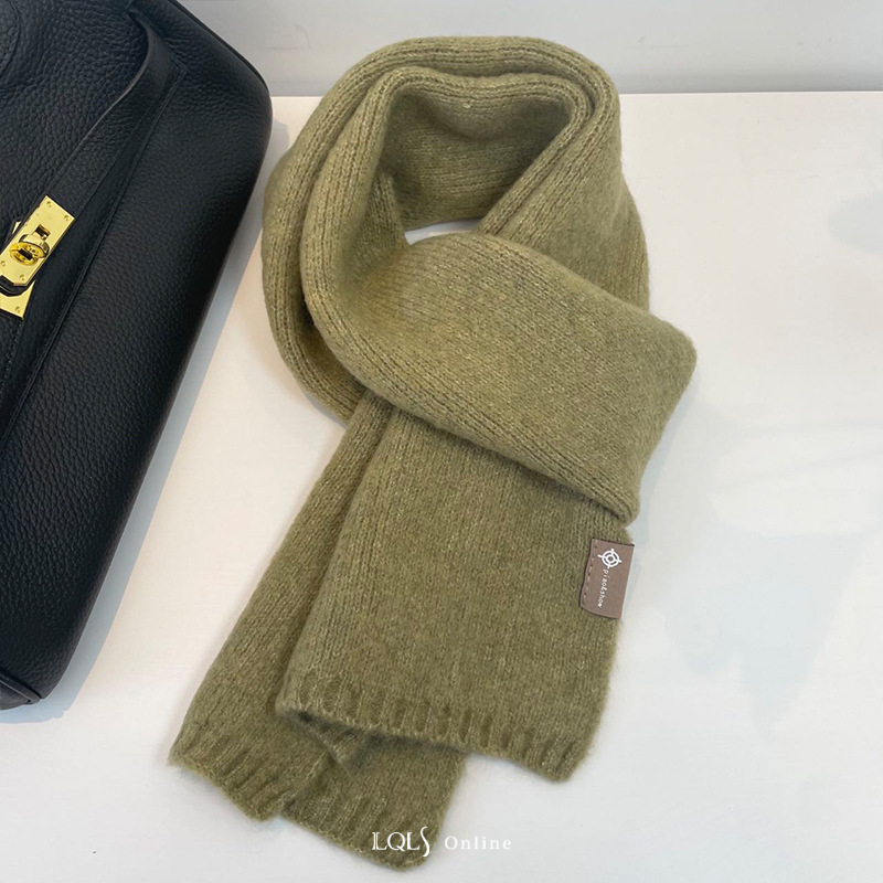 Šal za parove, pleteni umjetni kašmir od akrila i poliestera, warp pletenje, topao zimi, korejski stil