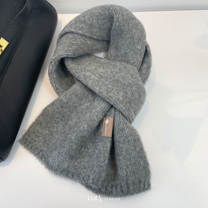 Šal za parove, pleteni umjetni kašmir od akrila i poliestera, warp pletenje, topao zimi, korejski stil