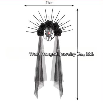 Γοτθική δαντελωτή κορδέλα μαλλιών - Χειροποίητο, Σειρά Princess, για κορίτσια άνω των 10 ετών