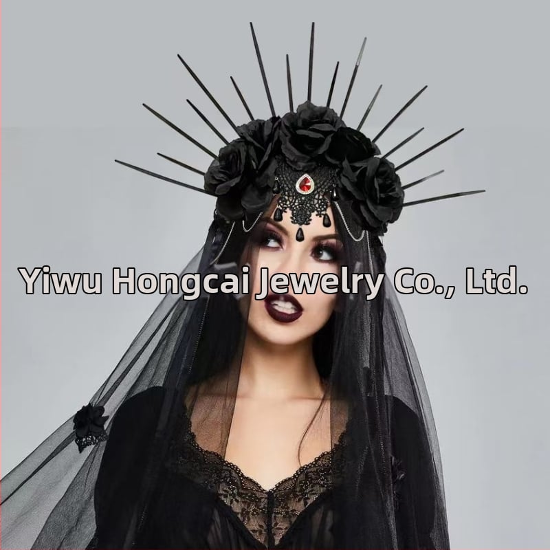 Γοτθική δαντελωτή κορδέλα μαλλιών - Χειροποίητο, Σειρά Princess, για κορίτσια άνω των 10 ετών