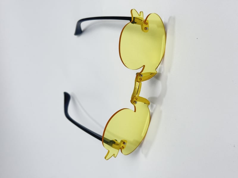 Bērnu bezrāmju saulesbrilles ar karikatūras motīvu - UV400, PC lēcas, PC rāmis, bez polarizācijas